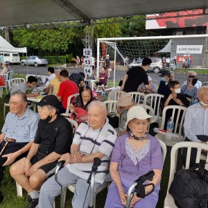 Idosos do Kosei Home participam do Undokai de Santos